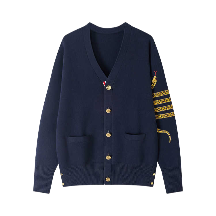 2025 Snake knit cardigan