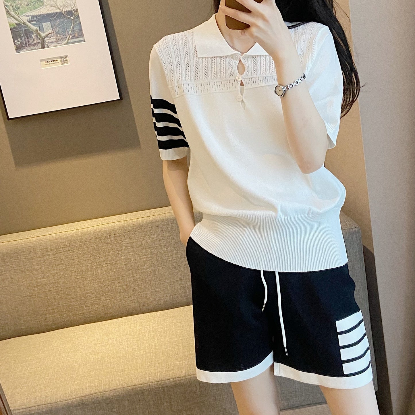 Ice silk T-shirt