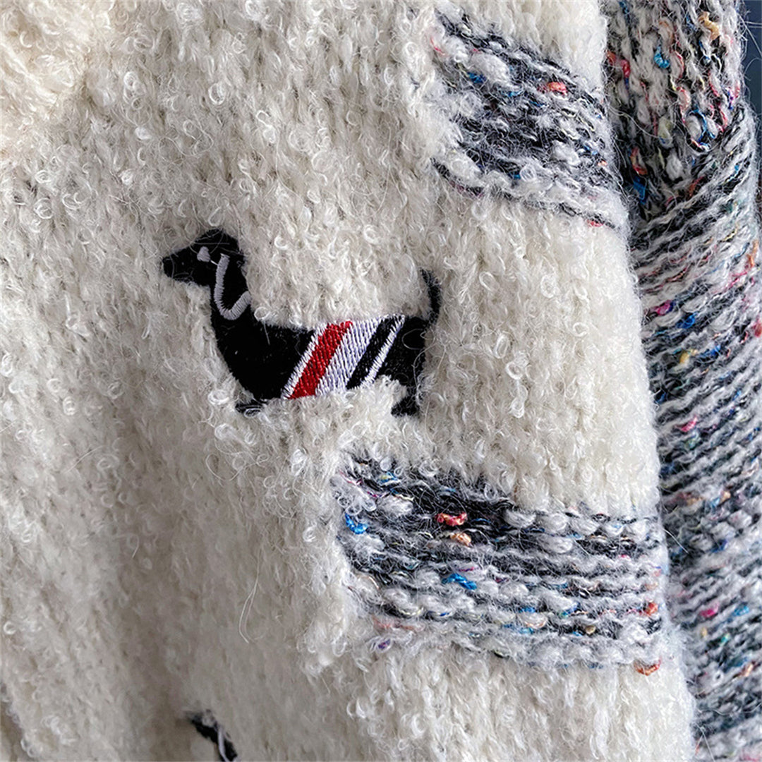 2025 Embroidered sweater