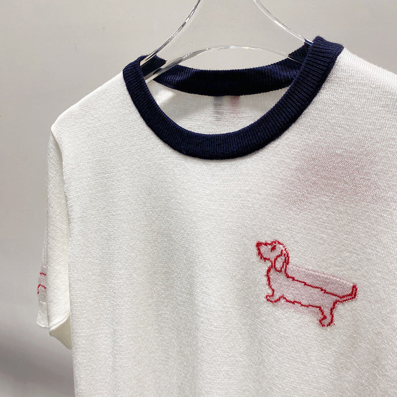Embroidered sweater