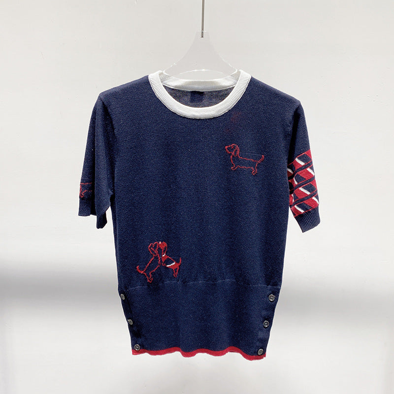 Embroidered sweater