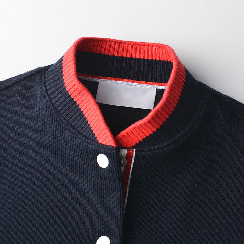 Color stripes coat