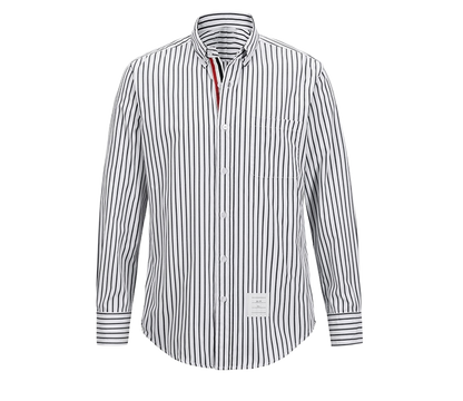 2025 striped business shirt