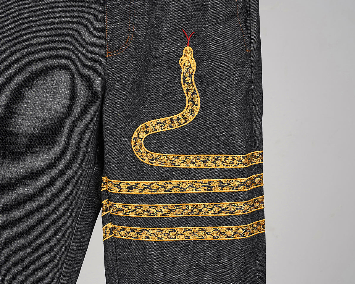 2025ss Embroidered jeans