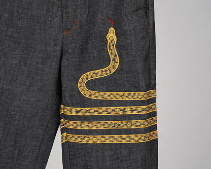 2025ss Embroidered jeans