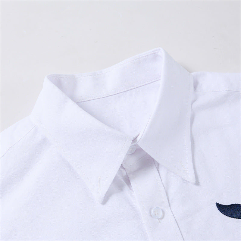 Embroidered business shirt