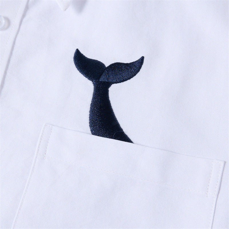 Embroidered business shirt