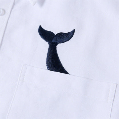 Embroidered business shirt