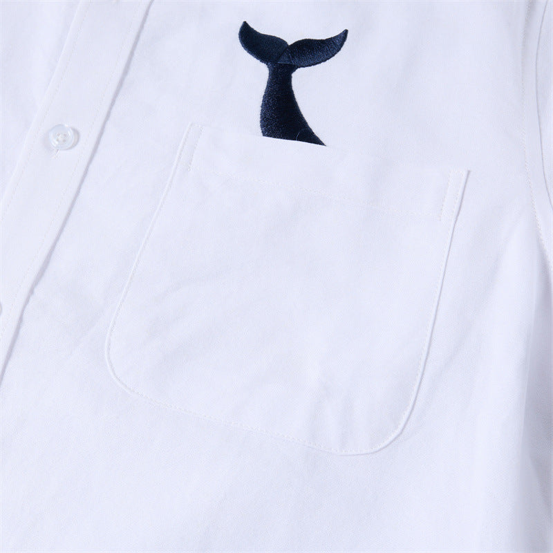 Embroidered business shirt