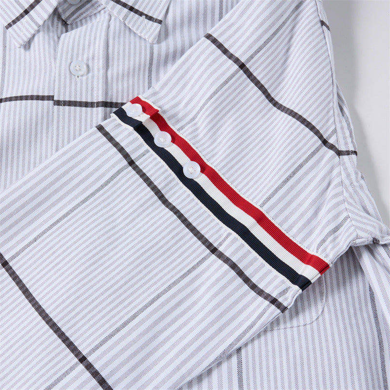 2025 Striped business shirt