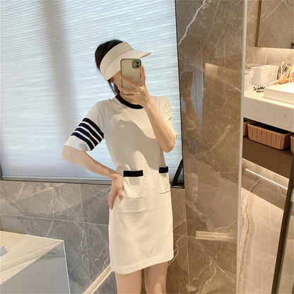 2025 Ice Silk T-shirt Dress