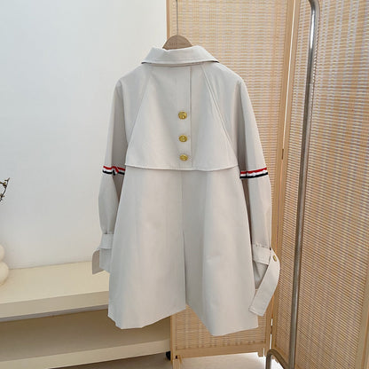 2025 Double-breasted trench coat