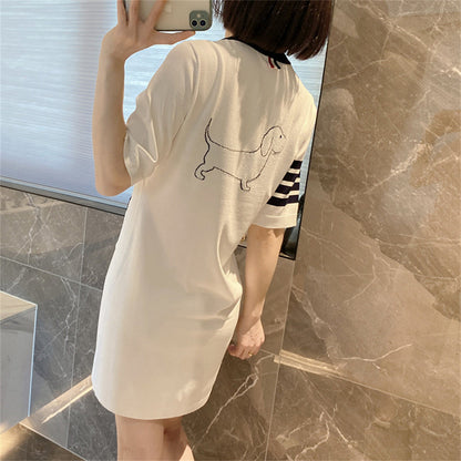 2025 Ice Silk T-shirt Dress