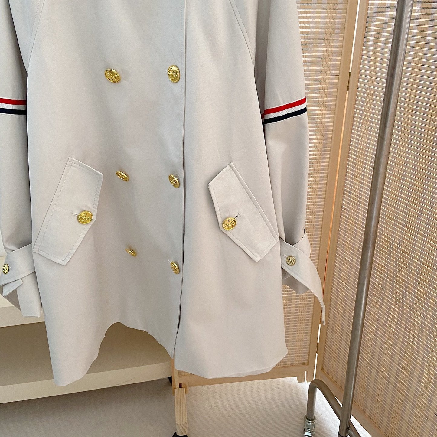 2025 Double-breasted trench coat