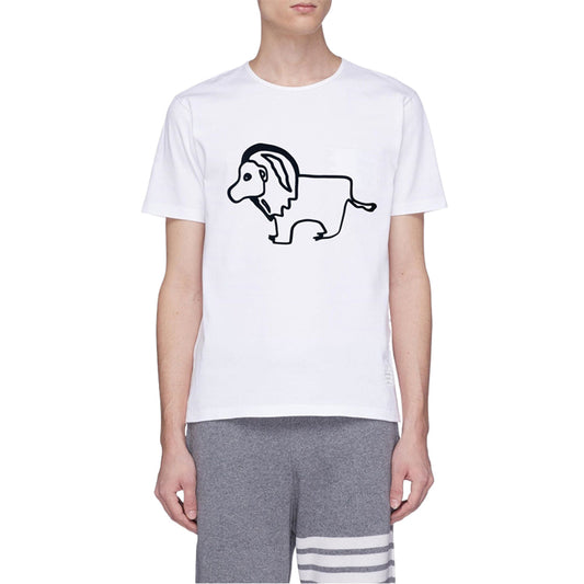 Lion print T-shirt
