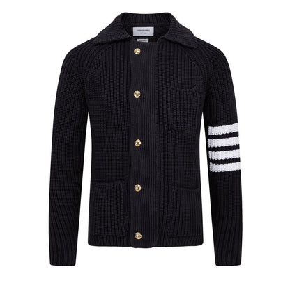 Knitted sweater coat