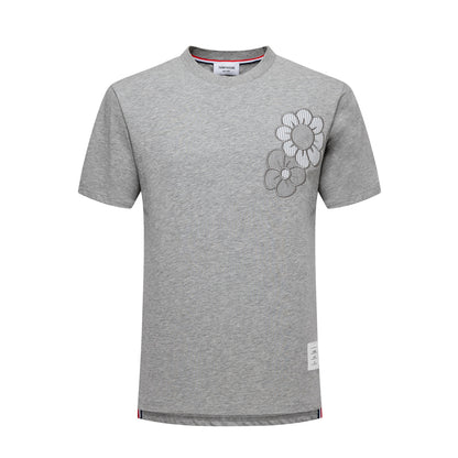 Floral Embroidery T-shirt