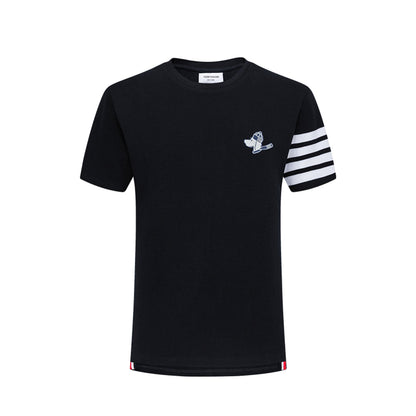 puppy embroidery T-shirt