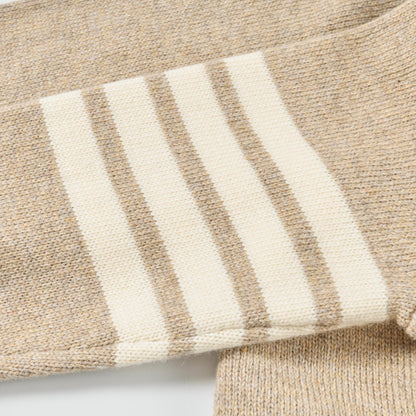 2025 Bow-tie knit sweater + pleated skirt