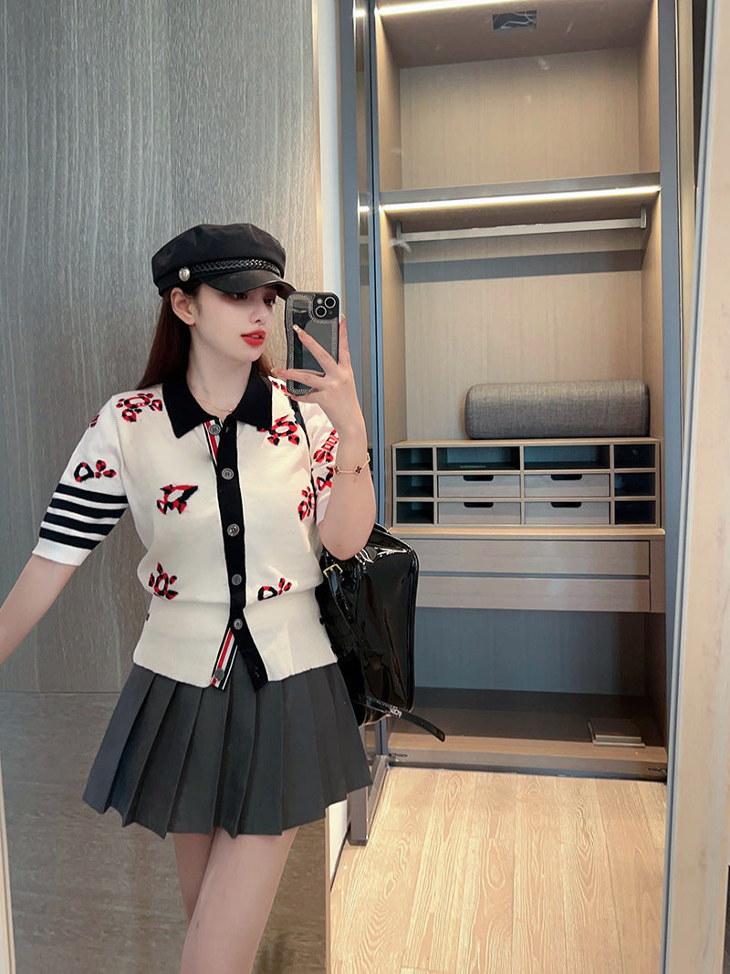 Jacquard Cardigan