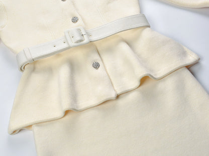 2025 Stylish skirt suit + belt