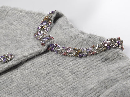 2025 Beaded Knit Short-Sleeve T-Shirt