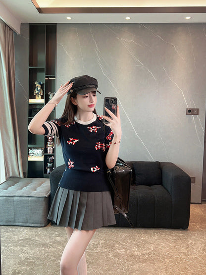 Jacquard sweater
