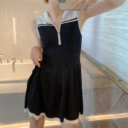 2025 Knitted pleated skirt