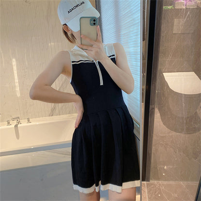 2025 Knitted pleated skirt