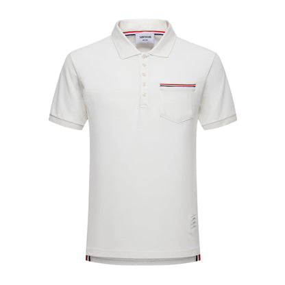 Pocket Stripes POLO Shirt