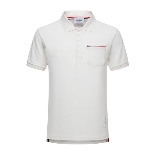 Pocket Stripes POLO Shirt