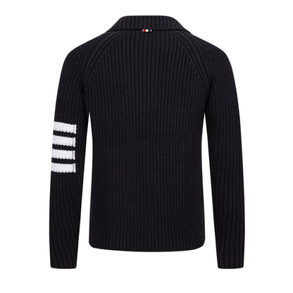 Knitted sweater coat