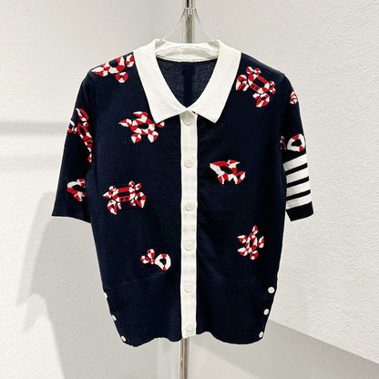 Jacquard Cardigan
