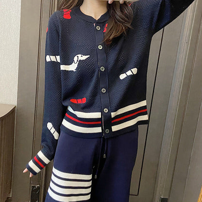 Hollow cardigan