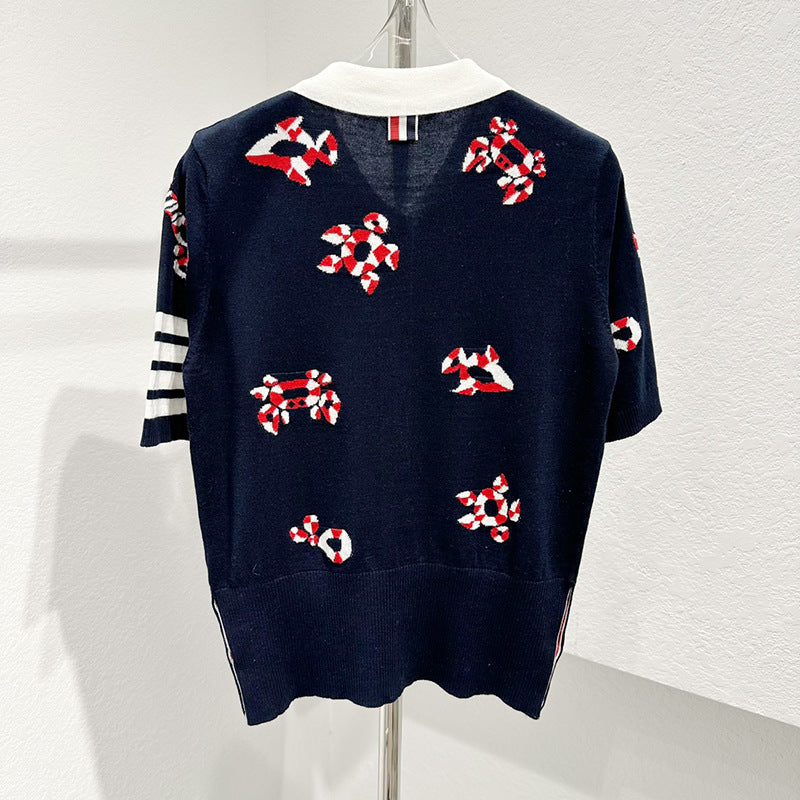 Jacquard Cardigan