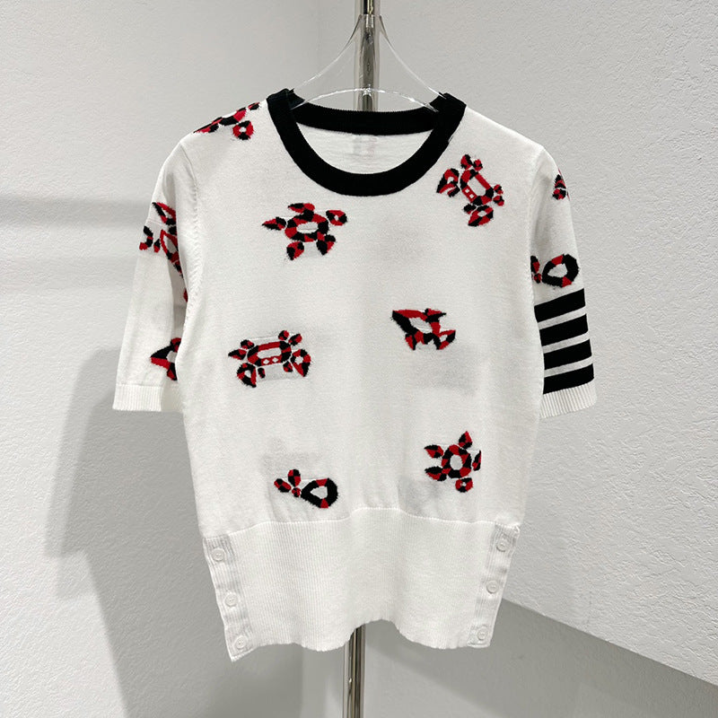Jacquard sweater