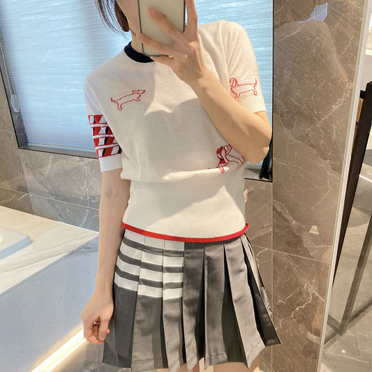 Embroidered sweater