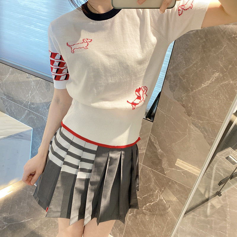 Embroidered sweater