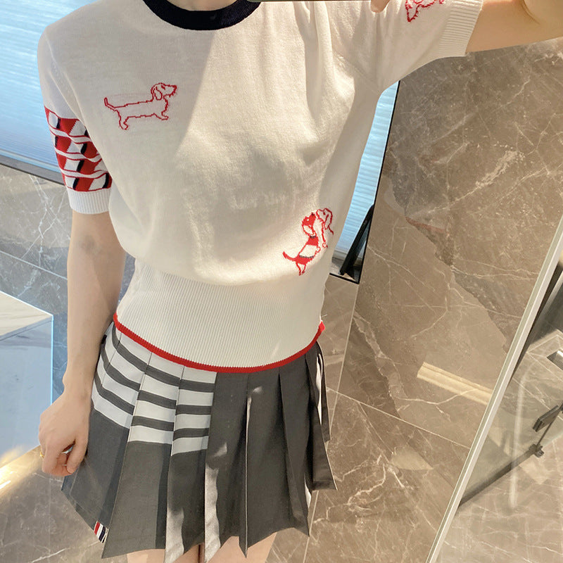 Embroidered sweater