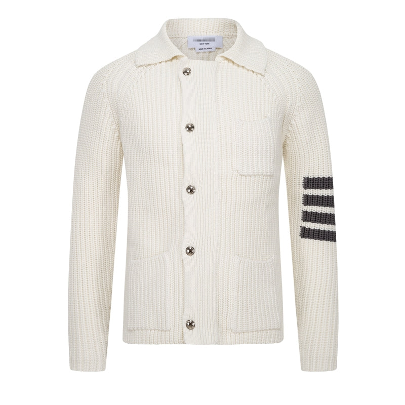 Knitted sweater coat