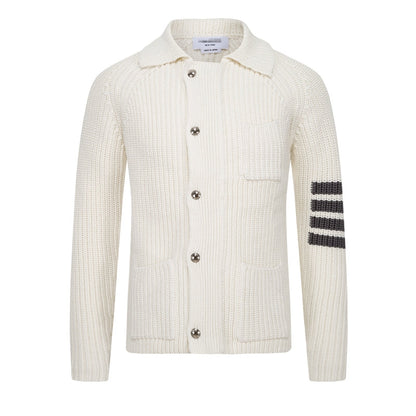 Knitted sweater coat
