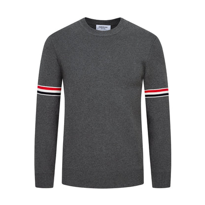 Round neck wool sweater
