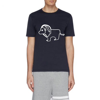 Lion print T-shirt