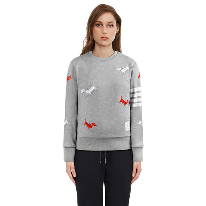 Puppy Embroidery Sweatshirt