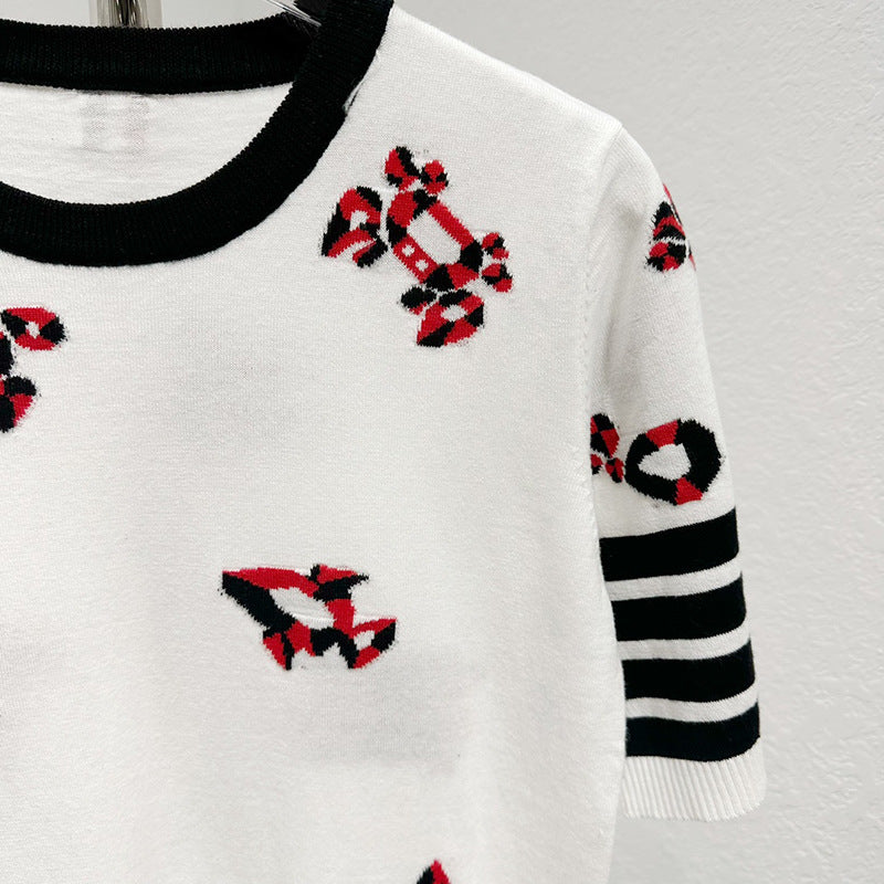 Jacquard sweater