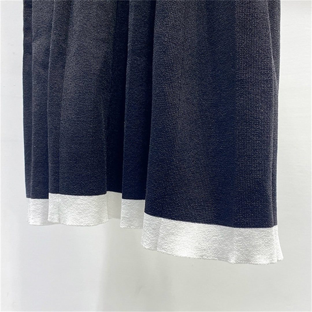 2025 Knitted pleated skirt