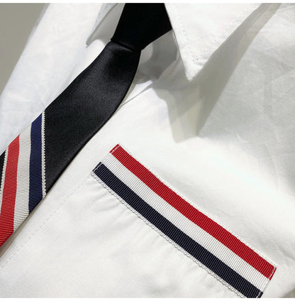 Tie short sleeves