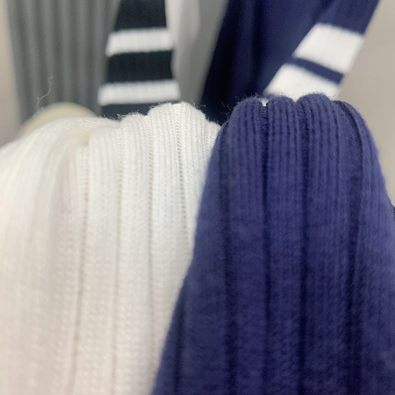 2025 Fake two piece sweater