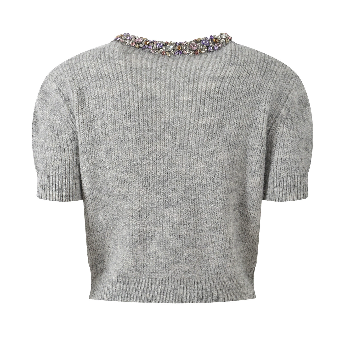 2025 Beaded Knit Short-Sleeve T-Shirt