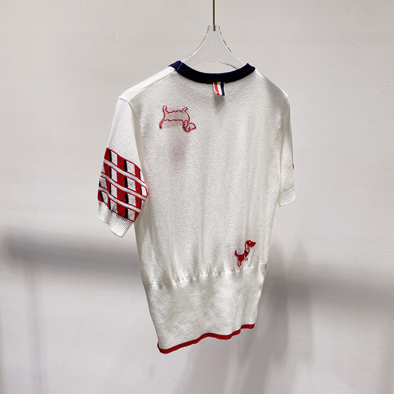 Embroidered sweater